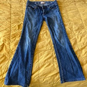 vintage 2000s low waisted flare jeans